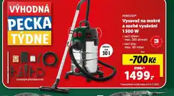 Lidl Vysavač na mokré s suché vysávání 1500 w nabídka