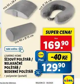 Lidl Bederní polštář nabídka