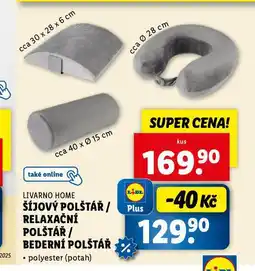 Lidl Šíjový polštář nabídka