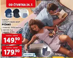 Lidl Pánské pyžamo nabídka