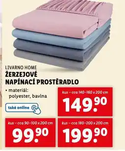 Lidl Žerzejové napínací prostěradlo 180-200 x 200 cm nabídka