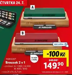 Lidl PARKSIDE Brousek 2 v 1 nabídka