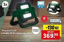 Lidl PARKSIDE Pracovní LED svítidlo 10 W s powerbankou nabídka