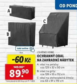 Lidl LIVARNO HOME Ochranný obal na zahradní nábytek nabídka