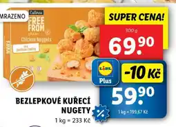 Lidl Bezlepkové kuřecí nugety nabídka
