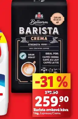 Lidl Barista zrnková káva nabídka