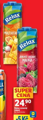 Lidl Relax ovocný nápoj nabídka