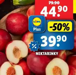 Lidl Nektarinky nabídka