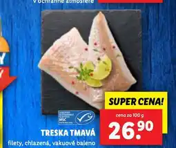 Lidl Treska tmavá nabídka