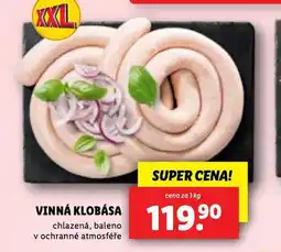 Lidl Vinná klobása nabídka