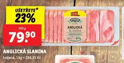 Lidl Anglická slanina nabídka