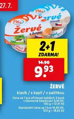 Lidl Žervé nabídka
