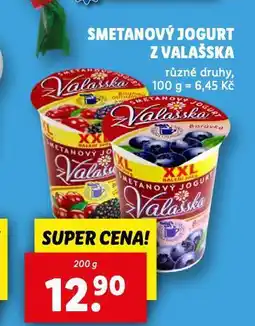 Lidl Smetanový jogurt z valašska nabídka