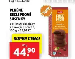 Lidl Plněné bezlepkové sušenky nabídka