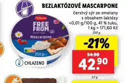 Lidl Bezlaktózové mascarpone nabídka