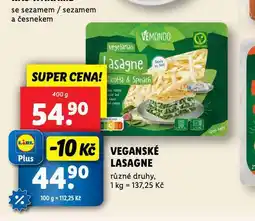 Lidl Veganské lasagne nabídka