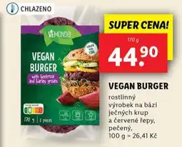 Lidl Vegan burger nabídka