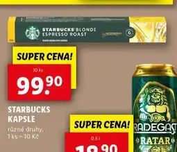 Lidl Starbucks kapsle nabídka
