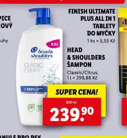 Lidl Head&shoulders šampon nabídka