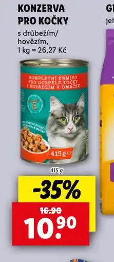 Lidl Konreva pro kočky nabídka