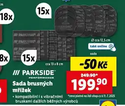 Lidl Sada brusných mřížek nabídka