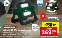 Lidl Pracovní led svítidlo 10 w s powerbankou nabídka
