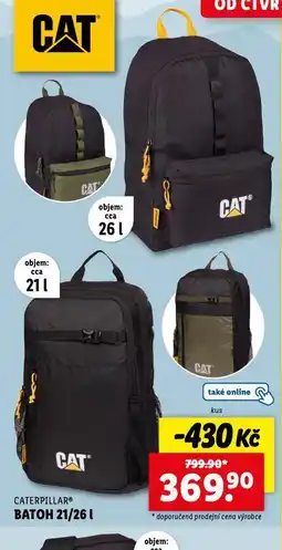 Lidl Batoh 21l/26l nabídka