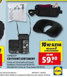 Lidl Cestovní sortiment nabídka
