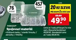 Lidl Spojovací materiál nabídka