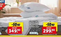 Lidl Prošívaná přikrývka hydrocool nabídka