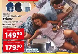 Lidl Pánské pyžamo nabídka