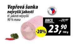 ZEMAN Vepřová šunka nejvyšší jakosti nabídka