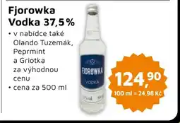 Můjobchod Fjorowka Vodka 37,5% nabídka