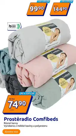 Action Prostěradlo comfibeds nabídka