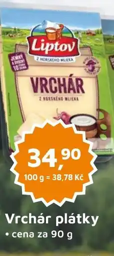 Můjobchod Liptov Vrchár plátky nabídka