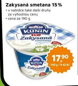 Můjobchod Zakysaná smetana 15% nabídka