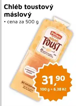 Můjobchod Chléb toustový máslový nabídka
