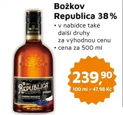 Můjobchod Božkov Republica 38% nabídka