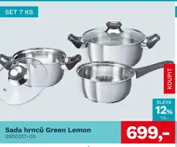 Asko Sada hrnců Green Lemon nabídka
