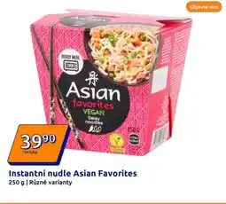 Action Instantní nudle Asian Favorites nabídka