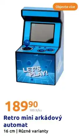 Action Retro mini arkádový automat nabídka