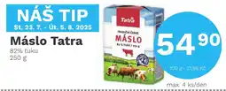 Konzum Máslo tatra nabídka
