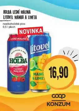 Konzum Holba lesní malina litovel mango a limeta nabídka