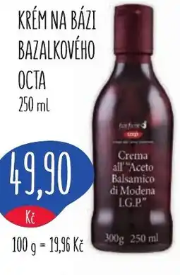 Konzum Krém na bázi bazalkového octa nabídka