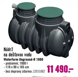 Hornbach Nádrž na dešťovou vodu waterform unground-r 1000 nabídka