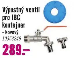 Hornbach Výpustný ventil pro ibc kontejner nabídka