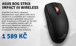 Planeo Elektro ASUS Rog strix Impact III wireless nabídka