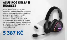 Planeo Elektro ASUS Rog Delta II headset nabídka