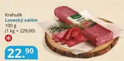 Potraviny CZ Krahulik Lovecký salám nabídka
