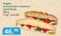 Potraviny CZ Bageta se šunkovým salámem nabídka